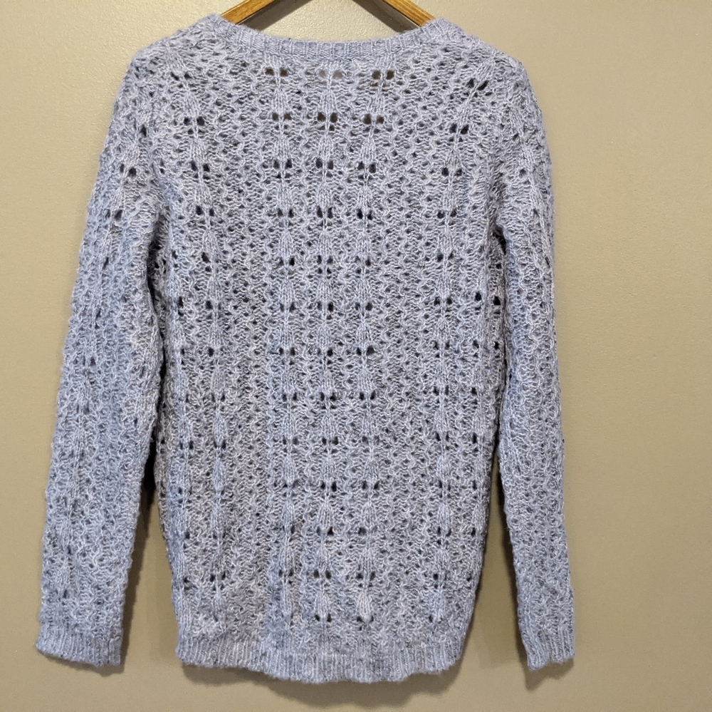 NWT Caslon Nordstrom Wide Knit V-Neck Sweater - Picture 5 of 10